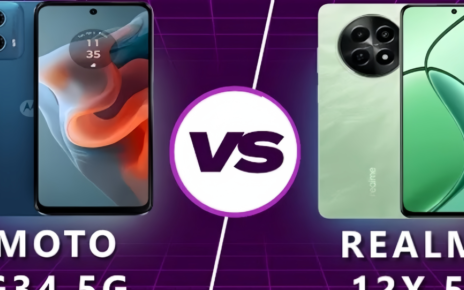 Realme12x vs Moto G34